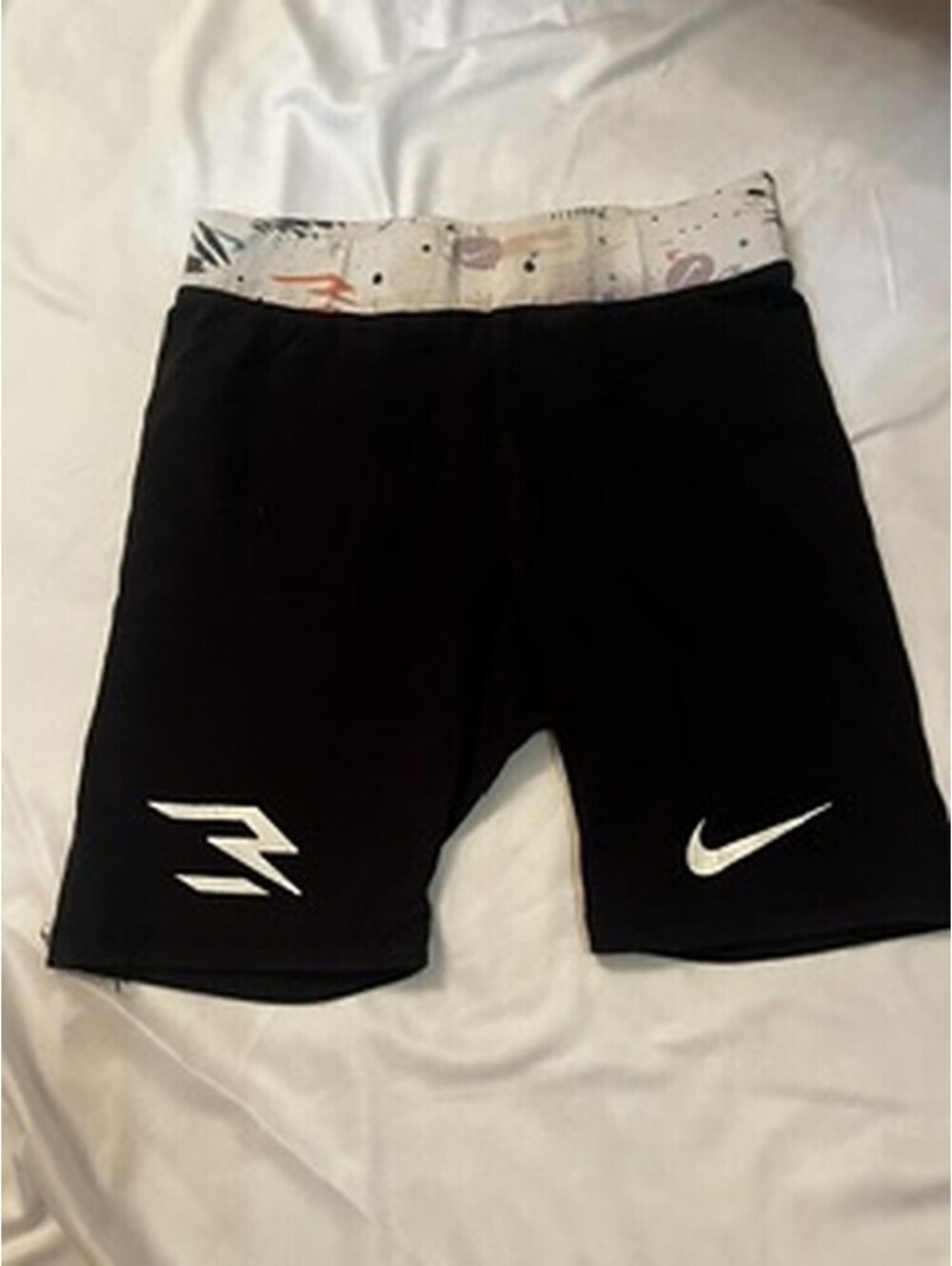 Nike black compression shorts girls